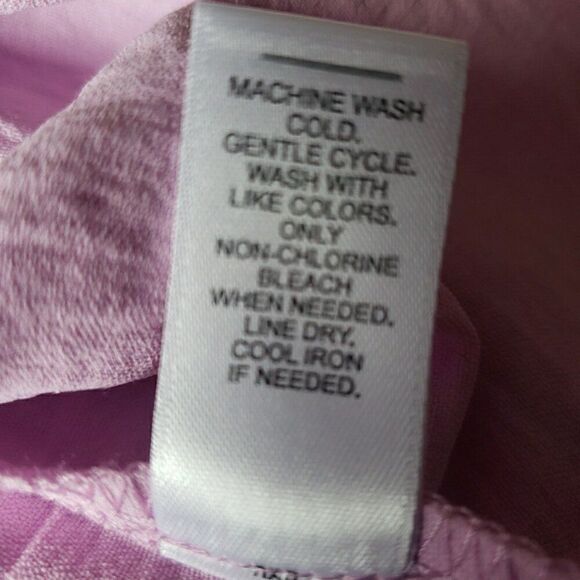 NWT Cato Women's Size 22/24W Pink Short Sleeve Blouse Top Criss Cross Back - Picture 11 of 12